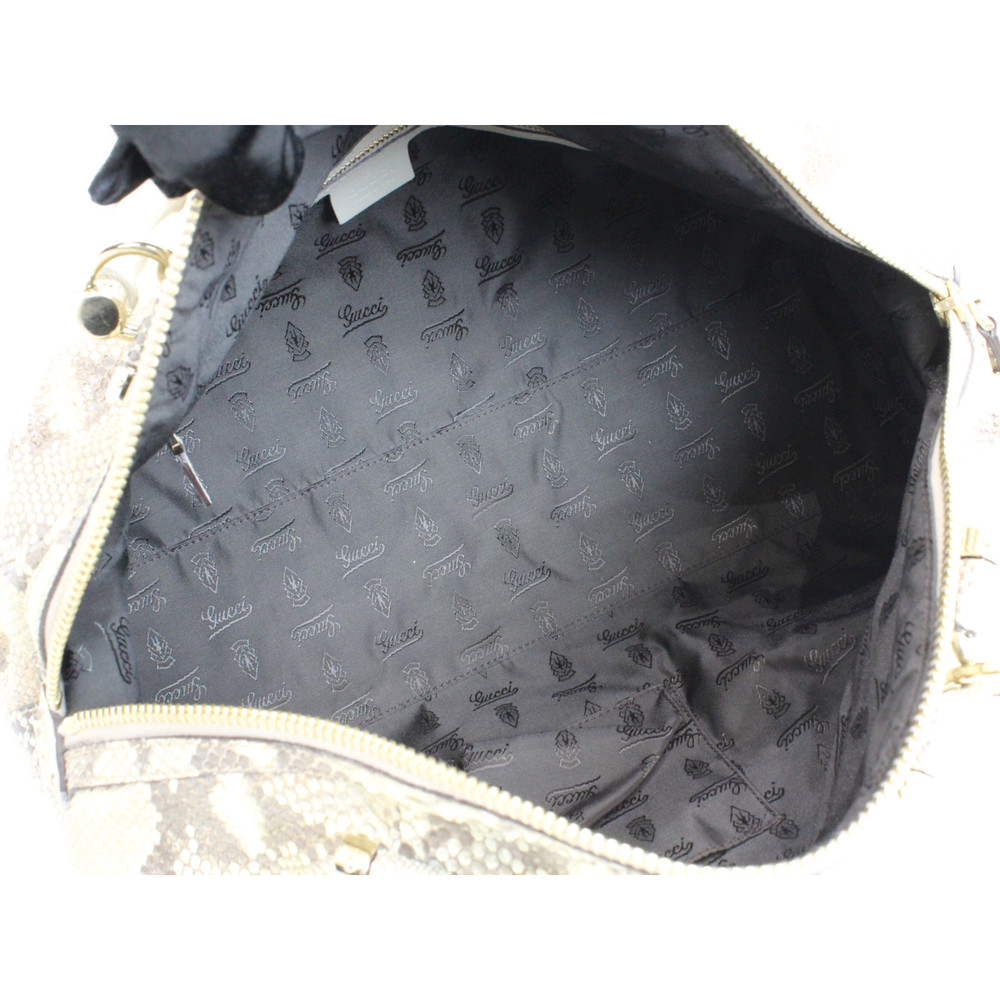 Gucci Shoulder Bamboo Python Tan - image 5